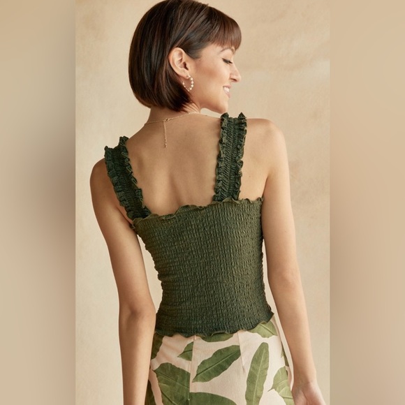 NEW size XL Regina Ruffle Strap cami or tank top - Picture 4 of 6